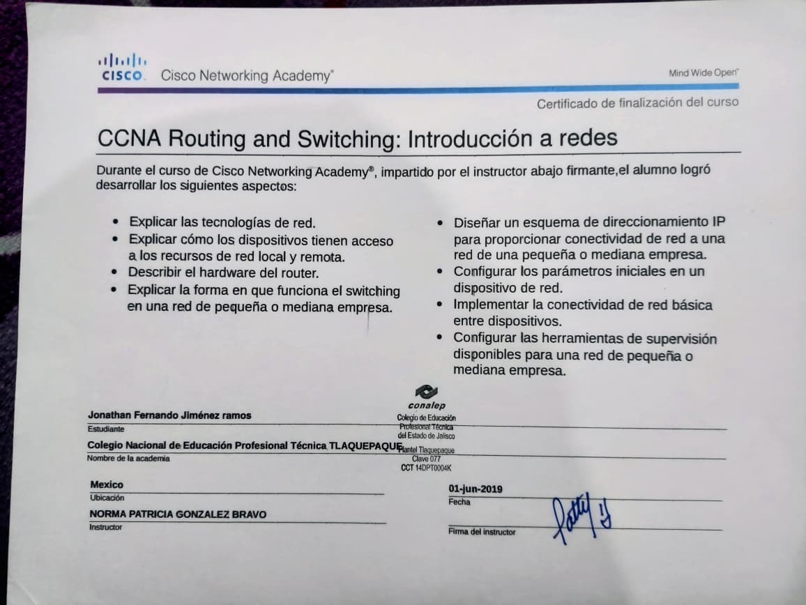 Certificación CCNA